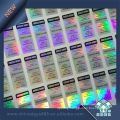 Security Scratch off Hologram Sticker with Serial Number Barcode